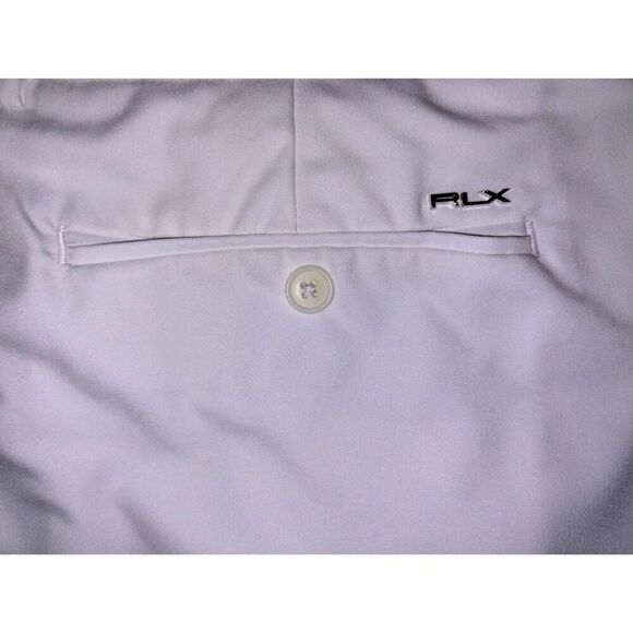 Men's White Ralph Lauren RLX Classic Fit Shorts (Size 34) - Picture 6 of 8